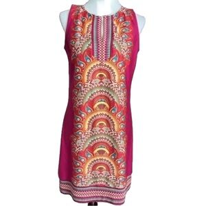 New York &‎ Company India Batik Patterned A-line Dress M